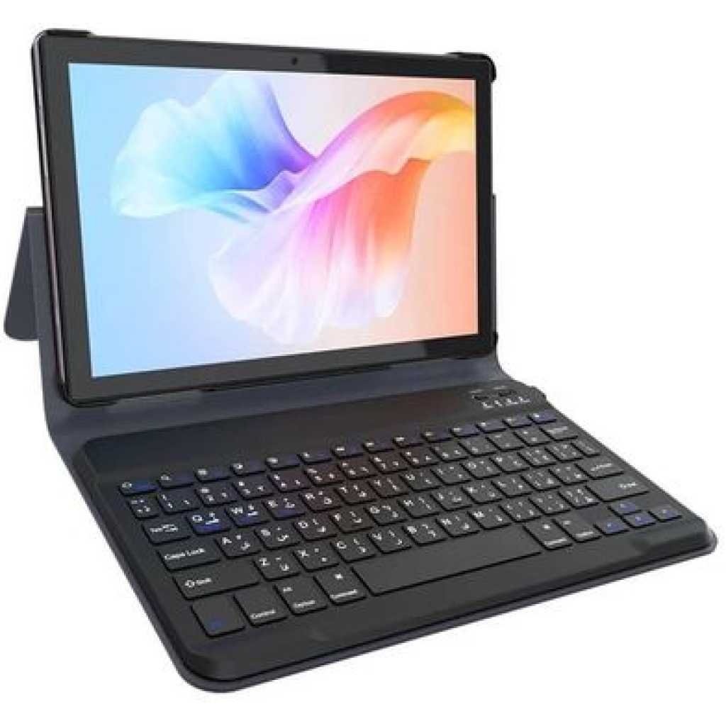 Atouch X19 Life 5G 1280X800 Quad Core Android Tablet PC With Keyboard - 10 Inch - 512GB ROM - 8GB RAM - Dual SIM - 6000mAh For Kids