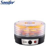Sonifer Heating Plastic 5 Layers Electric Fruit Dryer Mini Food Dehydrator- Multicolor