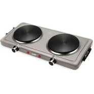Sonifer 2 Burner Electric Hot Plate Cooking Stove- Silver