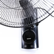 Geepas GF9479 16-inch 3 Speed Wall Fan With Remote - Black