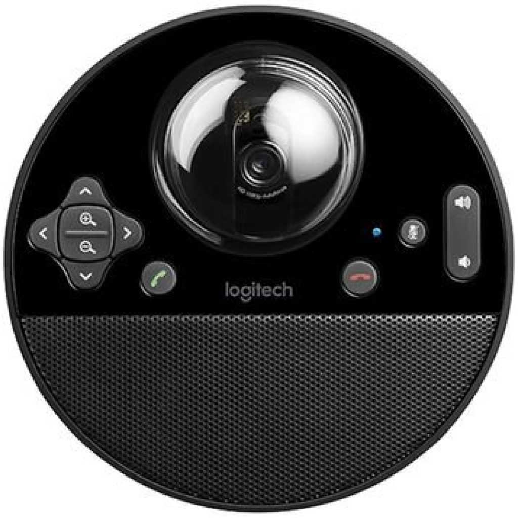 Logitech BCC950 Desktop Video Conferencing Solution, Full HD 1080p B23 Video Calling, Hi-Definition Webcam, Speakerphone with Noise-Reducing Mic, For Skype, WebEx, Zoom PC/Mac/Laptop/Macbook - Black