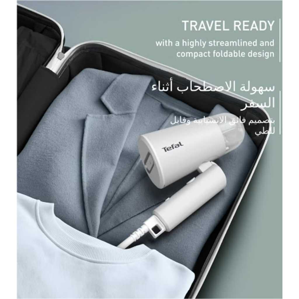Tefal Handheld Garment Steamer, 1200W, White, DT1020G0
