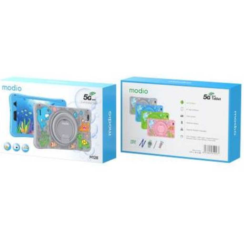 Modio M128 - 8 Inch 6GB 256GB Kids Android Tablet PC 5G- Multicolor