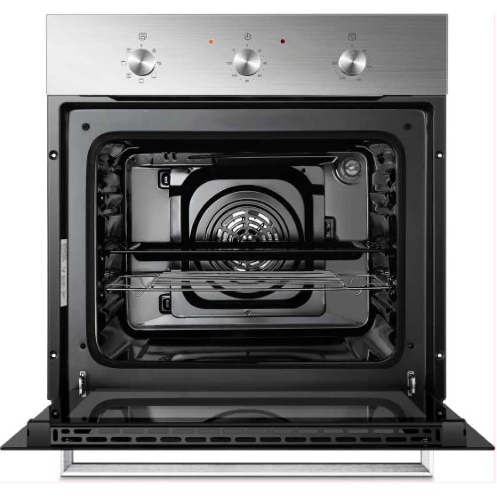 Hisense 60cm Built-In Electric Oven With Fan, 67L Oven, HBO60203 – Stainless Steel.