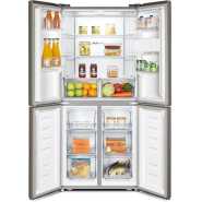 Hisense 515 - Litres Multi- Door Refrigerator With Water Dispenser, Total No Frost Fridge - Silver