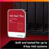WD Western Digital 8TB Red Plus NAS Internal Hard Drive HDD - 5640 RPM, SATA 256MB/s, CMR
