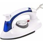 Mini Foldable Travel Steam Flat Iron Box - White,Blue