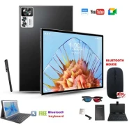 Discover Note 17 Plus – 512GB ROM – 8GB RAM – 6000mAh Android Tablet PC - Black