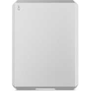 Lacie Mobile Drive, 4TB, External Hard Drive, Moon Silver, USB-C, 2 year Rescue Services (STHG4000400)- Silver