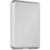 Lacie Mobile Drive, 5TB, External Hard Drive, Moon Silver, USB-C, 2 year Rescue Services (STHG5000400)- Silver