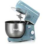 RAF 6-Speed Kitchen 8L Electric Food Stand Mixer Kneading Bread Dough Mixer- Multicolor