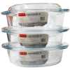 3Pcs Of Serving Dishes - Glass