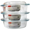 3Pcs Of Serving Dishes - Glass
