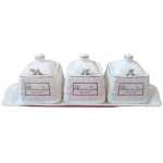 Condiment Pots Spice Seasoning Container Seasoning Box Bottle Salt Sauce Jars Ceramic Household Seasoning Jar Oil Salt Sugar Bowl Cooking Box- White
