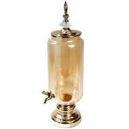5L Water Jug Juice Dispenser Kegerators Can Without The Glass- Brown.