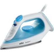 Braun TexStyle 1 Steam Iron SI 1050 | 2000W w/ Super Ceramic Soleplate