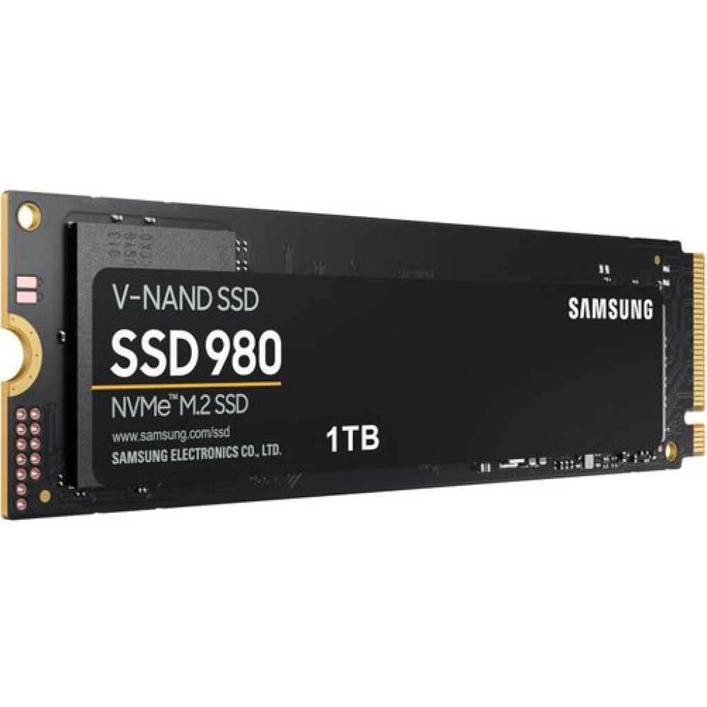 Samsung 980 SSD 1TB PCle 3.0x4, NVMe M.2 2280, Internal Solid State Drive