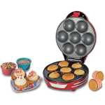 Ariete Electric Muffin And Cupcake Maker ART188, Non-Stick Plate, 7 Moulds, 700W – Red