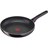 TEFAL Resist Intense 28 cm Non-Stick Aluminium Frypan With Thermo Spot D5220683 – Burgundy