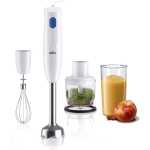 Braun 3-In-1 Hand Blender MQ10.202 | 450W W/ Whisk, Chopper & Beaker