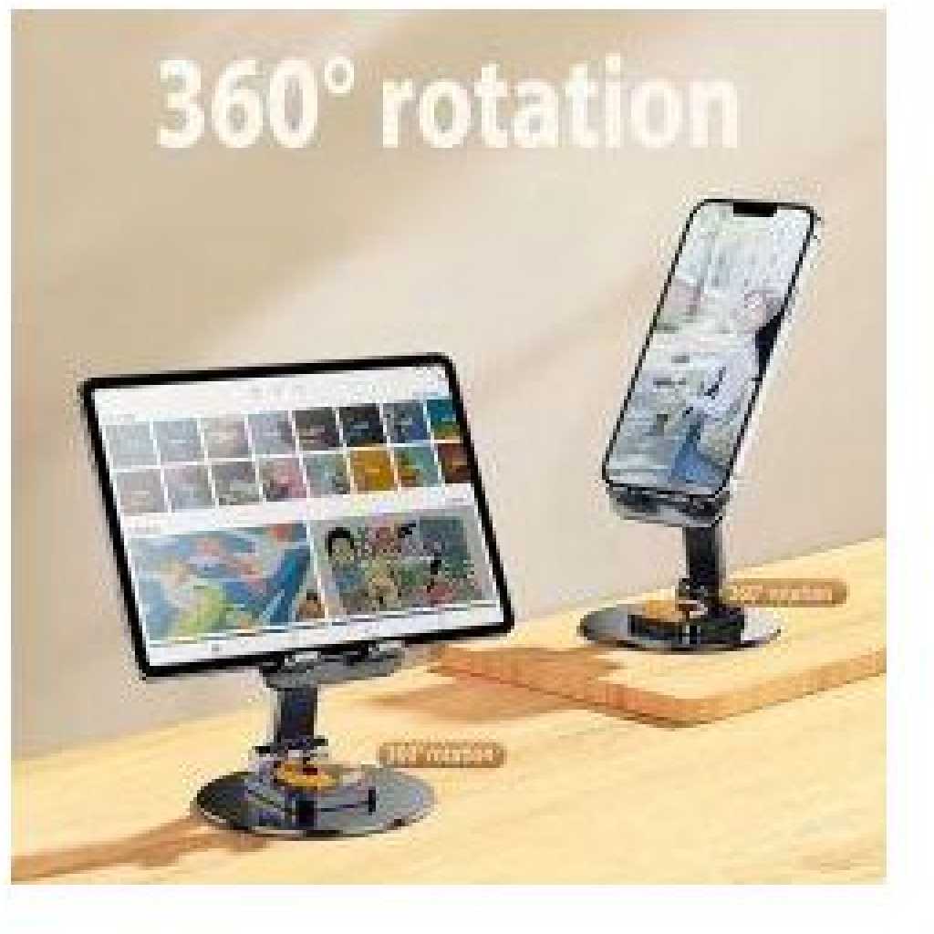 Jmary MK59 Rotating Stable and Antiskid wide compatibility foldable Desktop Holder For Mobile and Tablet.