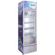 SPJ 300-Litres Single Display Cooler; Vertical Display Chiller, Single Door Showcase Display Refrigerator