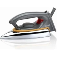 Saachi Non Stick Heavy Weight Dry Flat Iron NL-1R-158 - Silver,Grey (1YR WRTY)