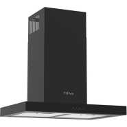 Titan 60cm Wall Mounted In Built Hood, TN-BIWH60BA | Kitchen Extractor – Black