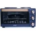 Pixel 26 Litres Oven With Two Hot Plate - Navy Blue