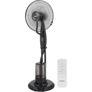 Geepas 16" Mist Fan with Remote Control, 3 Speed Setting, GF21160 | Oscillation & Tilt Function 0.5-7.5H Timer Transparent Water Tank LCD Display Home Office Use