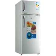 ADH 276L Fridge, Double Door Top Mount Freezer Defrost  Refrigerator - Silver