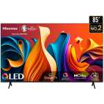 Hisense 85 Inch QLED UHD 4K Smart TV, (2025 Model), Q6 Series 85Q6Q, 144Hz Refresh Rate VRR Game Mode Pro, AI Picture, AI Smooth Motion, Ultra Slim Design, VIDAA, Inbuilt Free To Air Reciever – Black