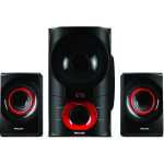 Philips IN-MMS6060F/94 6000 Watt 2.1 Channel Wired Multimedia Speaker (Black)