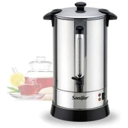 Sonifer 10 Litre Tank Electric Stainless Steel Heating Hot Water Boiler Electric Kettle Urn To Make Tea For Office Parties And Home -Silver