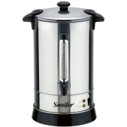 Sonifer 15 Litre Tank Electric Stainless Steel Heating Hot Water Boiler Electric Kettle Urn To Make Tea For Office Parties And Home -Silver