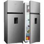 Hisense 270-Litre Fridge RD-27D; Water Dispenser Top Mounted Double Door Fridge Refrigerator -Silver (3YRs WRTY)