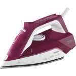 BEKO Steam Iron, SIM 3126 R, 2600 W, Continuous Steam Boost 40 g/min, Ceramic Soleplate, Anti-Lime, Automatic Shut-Off, 240 ml, Garnet Red