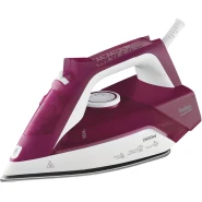 BEKO Steam Iron, SIM 3126 R, 2600 W, Continuous Steam Boost 40 g/min, Ceramic Soleplate, Anti-Lime, Automatic Shut-Off, 240 ml, Garnet Red