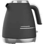 Beko Cosmopolis Dome Kettle WKM8307B, Retro Black Chrome Design,1.7L Capacity 3000 W| Includes Removable Lid, Easy Pour Spout & Boil Dry Protection