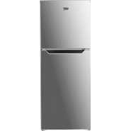 Beko 197L Fridge, Double Door Top Mount Freezer, Frost Free Refrigerator | BAD526 KE - Inox
