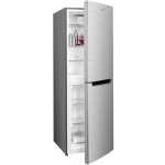 Beko 253L Fridge, Double Door Bottom Mount Freezer Refrigerator, Frost Free | BAD530 UK KE - Silver