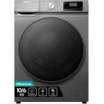 Hisense 10kg Washer And 6kg Dryer Washing Machine WDQY1014EVJM; 1400rpm, A+, - Grey (2YR WRTY)