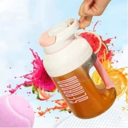 Seabroad 1.5L Portable Blender Juicing Bucket Rechargeable Battery Smart Safety Sensor 30 Seconds Quick Blending Welding Water Cup Portable Sports fruit Juice Mug Electric Juicer Mixer- Multicolor