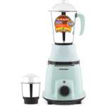 Sonashi 2-in-1 Mixer Grinder. 2 Steel Jars, 550W, Copper Motor, Made in India – SB-196 Green
