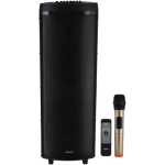 Geepas | GMS11153 | Hi-Fi Speaker with UHF Mic & Remote | USB & BT | GMS11153 | With TF, FM and TWS Functions | Includes Aux/Guitar and MIC Input | 2*12" DJ Speaker