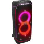 JBL Partybox Ultimate - Multi Purpose Party Speaker, 1100W, with Wi-fi & Bluetooth Connectivity, Wireless, Lightshow, IPx4 Slashproof, Dual Mic & Guitar Inputs, Handle & Sturdy Wheels, Black