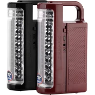 Geepas Rechargeable 3D LED Lantern, Pack of 2pcs - Portable Emergency Lantern with Light Dimmer Function GE5566 | 24Pcs Super Bright LEDs, |Ideal for Camping Hiking & Emergency Use (Copy)