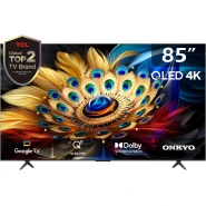 TCL 85 inches QLED PRO 4K Ultra HD Smart Google TV 85C655, HDR 10+, Dolby Vision Atmos, 120Hz VRR+120Hz DLG, ONKYO 2.1ch, Slim & Uni-body Design (2YRs WRTY)
