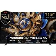 TCL 115 Inch 4K QD-Mini LED HDR Google TV 115X955-MAX | QLED Pro | 20000+ Local Dimming Zones | 5000nits 144Hz VRR+240Hz DLG | Dolby Vision IQ | Wifi TV | (2024 Model), Black [2 YRS WRTY]