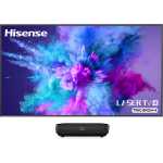 Hisense 100-Inch  4K UHD Laser TV 100L9HE, Triple-Laser UST Ultra Short Throw Projector with 100″ ALR Screen, 3000 Lumens, Android TV, HDR10, 40W Dolby Atmos, Built-in Alexa, and Google Assistant